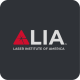 LIA Logo with White Text and Dark Background