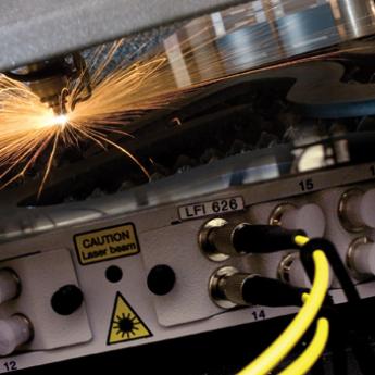 Sparking Industrial Laser