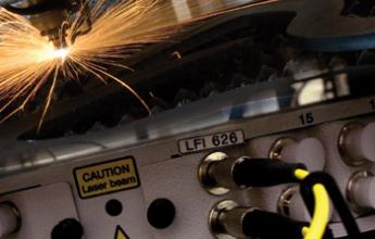 Sparking Industrial Laser