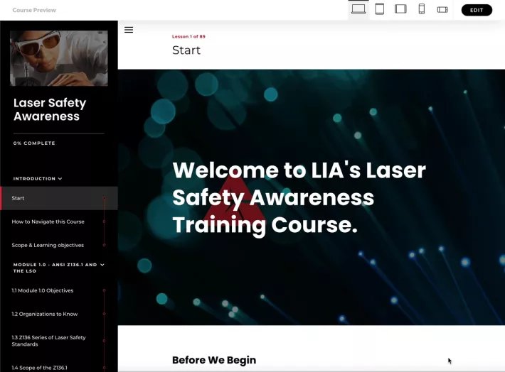 LSA Course Animation