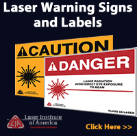 Laser Warning Signs and Labels